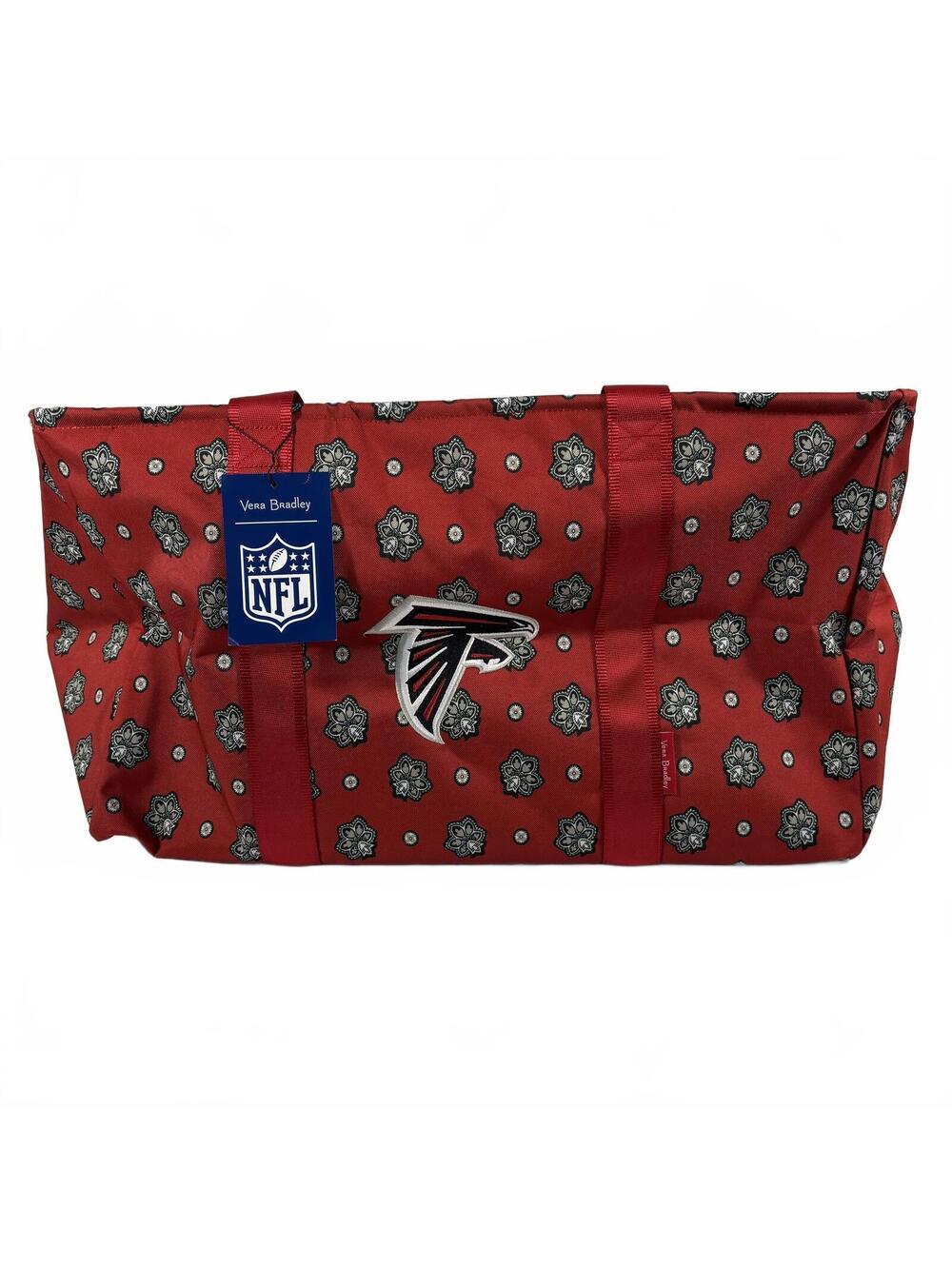 Vera Bradley NFL Atlanta Falcons Large Car Tote Red/Silver